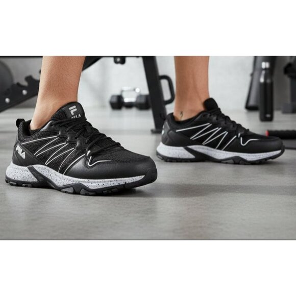 FILA 9.5 Men Sneakers Quadrix Activewear Athletic Gym Shoes Breathable Running main image 11